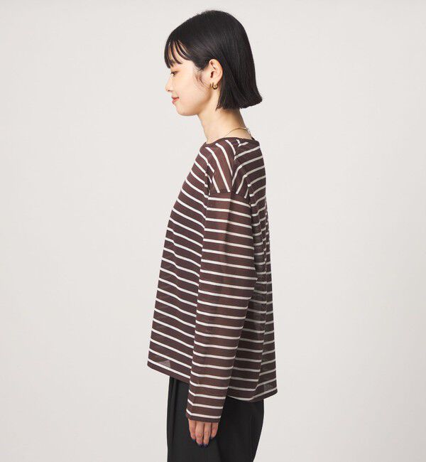 UNITED ARROWS green label relaxing「シアー ロングスリーブ プルオーバー カットソー」|Tシャツ・カットソー|