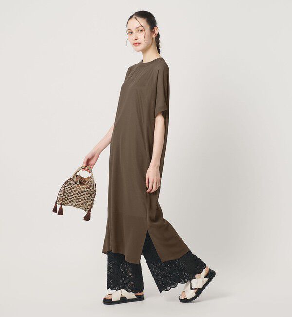 BEAUTY&YOUTH UNITED ARROWS「シフォンレイヤード ドルマンスリーブ ワンピース 」|ワンピース|