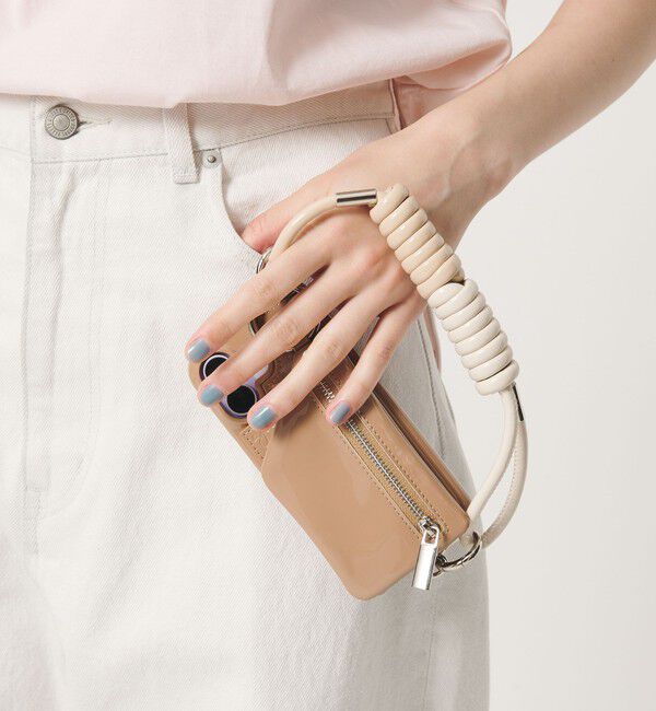 BEAUTY&YOUTH UNITED ARROWS「＜ajew＞パテント コイル ストラップ」|モバイルケース|BEIGE