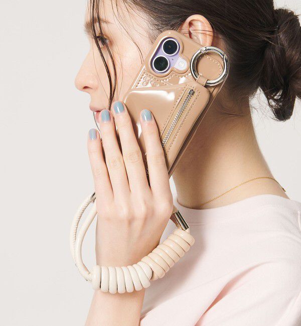 BEAUTY&YOUTH UNITED ARROWS「＜ajew＞パテント コイル ストラップ」|モバイルケース|