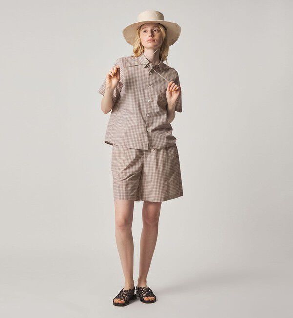 STEVEN ALAN「＜Steven Alan＞チェック ショートスリーブ シャツ」|シャツ・ブラウス|