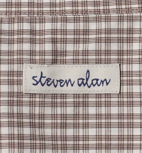 STEVEN ALAN「＜Steven Alan＞チェック ショートスリーブ シャツ」|シャツ・ブラウス|