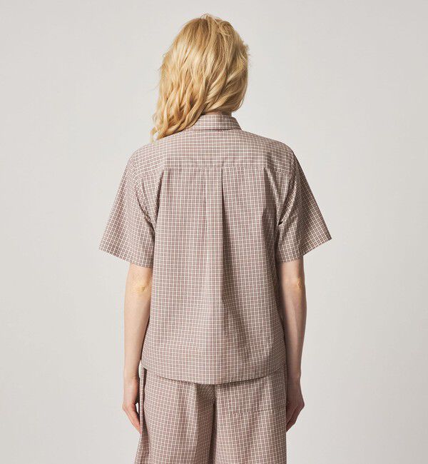 STEVEN ALAN「＜Steven Alan＞チェック ショートスリーブ シャツ」|シャツ・ブラウス|