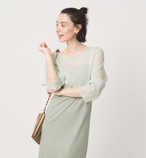 BEAUTY&YOUTH UNITED ARROWS「【WEB限定】シアートップス＆キャミソールワンピースセット」|ワンピース|LIME