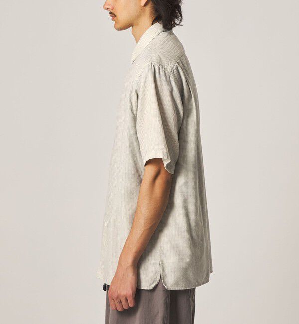 STEVEN ALAN「＜Steven Alan＞ ドビー レギュラーカラー ショートスリーブ シャツ BOX」|シャツ・ブラウス|
