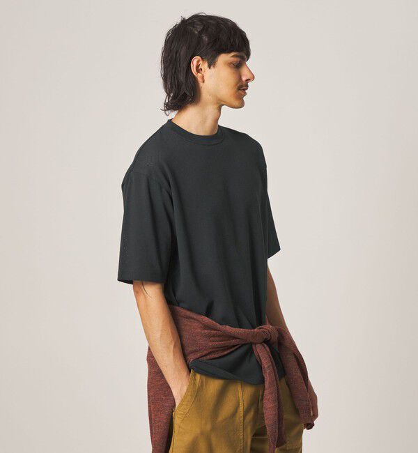 STEVEN ALAN「＜Steven Alan＞ アイレットメッシュ クルーネック Tシャツ」|Tシャツ・カットソー|