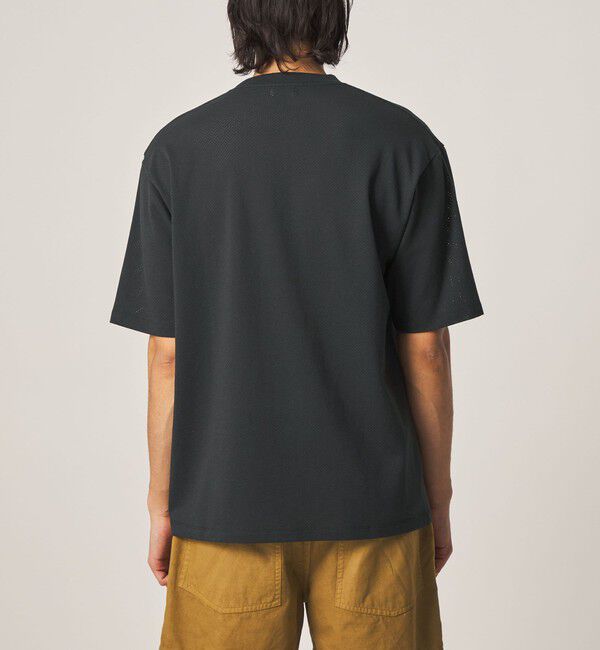 STEVEN ALAN「＜Steven Alan＞ アイレットメッシュ クルーネック Tシャツ」|Tシャツ・カットソー|