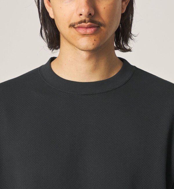STEVEN ALAN「＜Steven Alan＞ アイレットメッシュ クルーネック Tシャツ」|Tシャツ・カットソー|