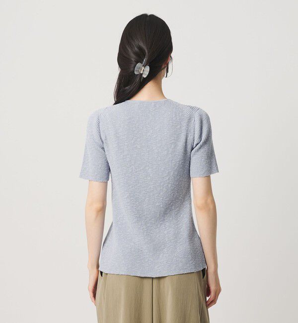 BEAUTY&YOUTH UNITED ARROWS「麻ブレンド スラブ フロントボタン ショートスリーブ カーディガン ウォッシャブル」|カーディガン|