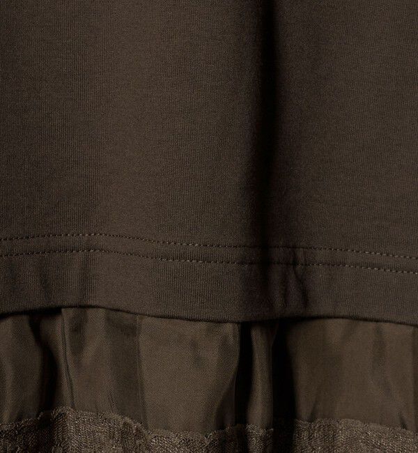 BEAUTY&YOUTH UNITED ARROWS「レースドッキング ショートスリーブ Tシャツ」|Tシャツ・カットソー|