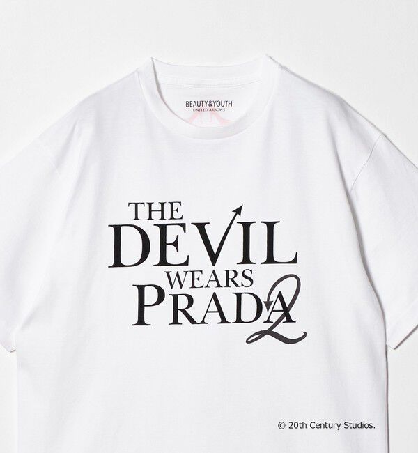 BEAUTY&YOUTH UNITED ARROWS「【別注】＜プラダを着た悪魔2＞ ロゴ プリント Tシャツ」|Tシャツ・カットソー|