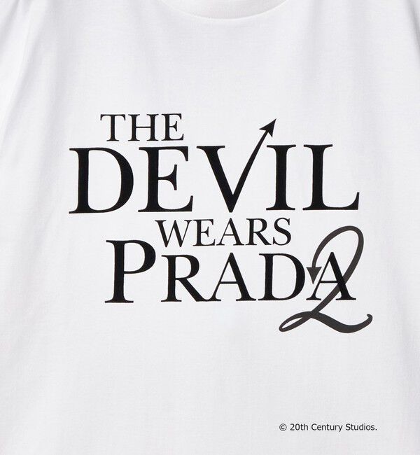 BEAUTY&YOUTH UNITED ARROWS「【別注】＜プラダを着た悪魔2＞ ロゴ プリント Tシャツ」|Tシャツ・カットソー|
