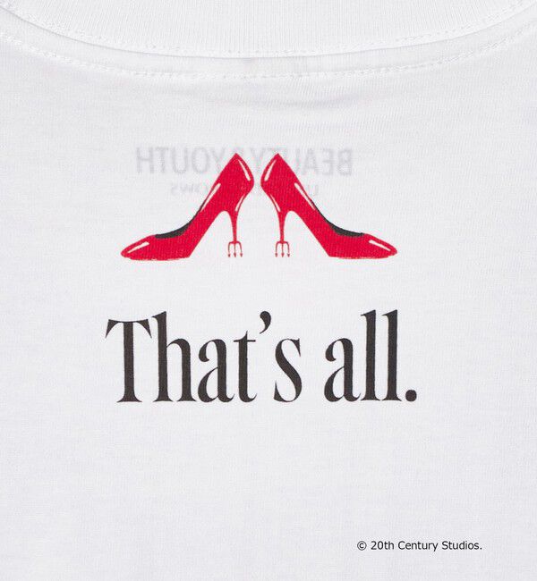 BEAUTY&YOUTH UNITED ARROWS「【別注】＜プラダを着た悪魔2＞ ロゴ プリント Tシャツ」|Tシャツ・カットソー|