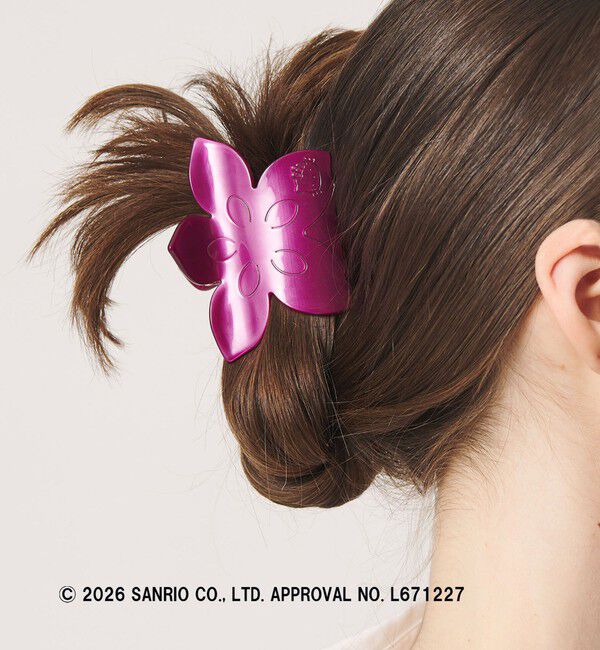 ATTISESSION「＜HELLO KITTY&times;ATTISESSION＞フラワーモチーフ  ヘアクリップ」|その他|PURPLE