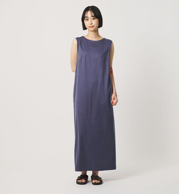 BEAUTY&YOUTH UNITED ARROWS「キュプラポリエステル バックオープンワンピース」|ワンピース|
