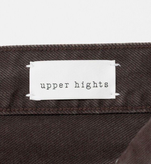 BEAUTY&YOUTH UNITED ARROWS「＜upper hights＞THE NIECE MID RISE デニムパンツ/ダークブラウン」|デニム|