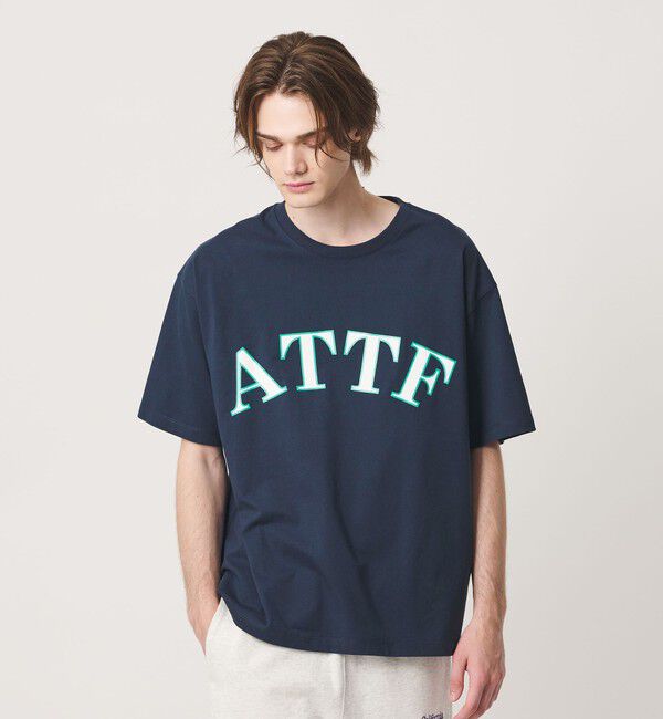 California General Store「＜ATTF &times; CGS.＞LOGO Tシャツ」|Tシャツ・カットソー|NAVY
