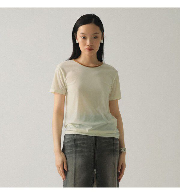 Ray BEAMS 「サマー ベロア リンガー Tシャツ」|Tシャツ・カットソー|