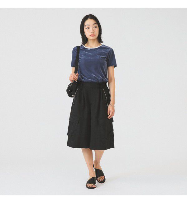 Ray BEAMS 「サマー ベロア リンガー Tシャツ」|Tシャツ・カットソー|