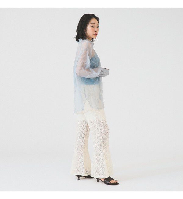 Ray BEAMS 「コード シシュウシアー シャツ」|シャツ・ブラウス|