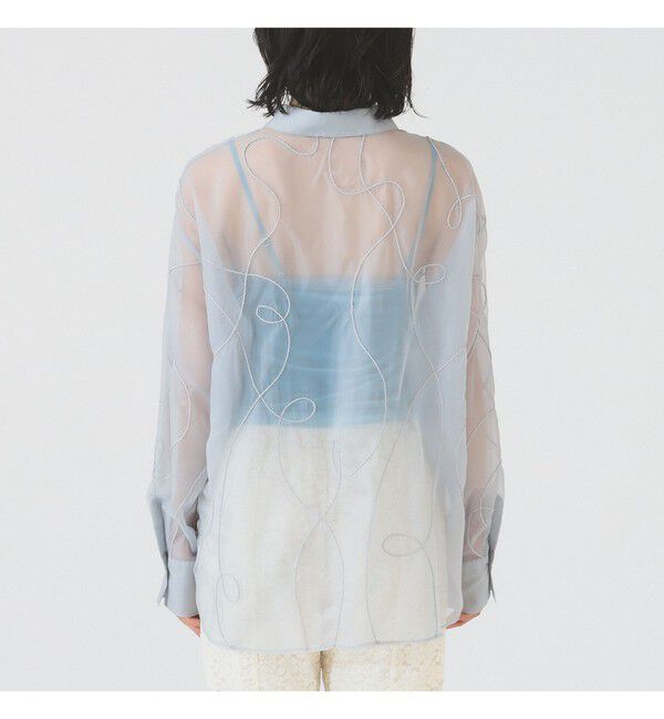 Ray BEAMS 「コード シシュウシアー シャツ」|シャツ・ブラウス|