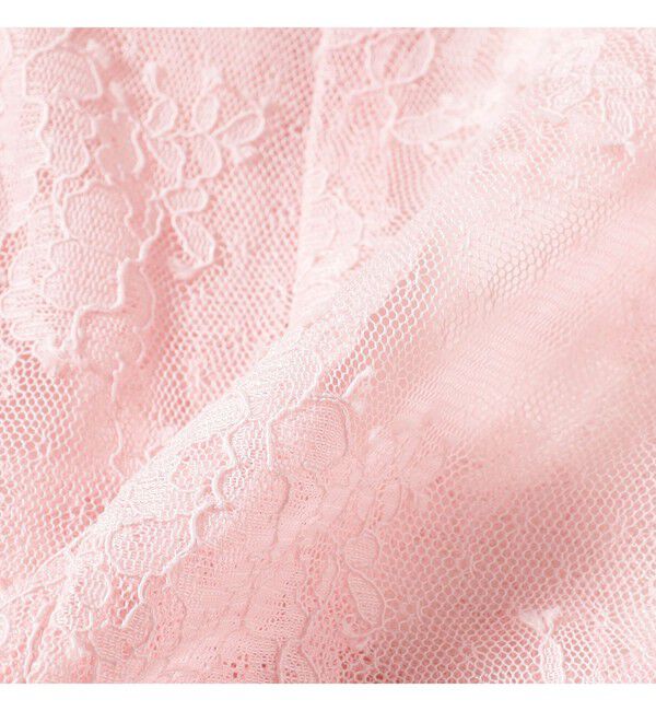 Ray BEAMS 「レース ラッフル ロング ジレ」|シャツ・ブラウス|