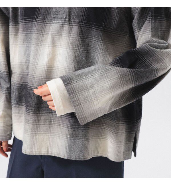 BEAMSBOY「ビッグ チェック スモック」|シャツ・ブラウス|