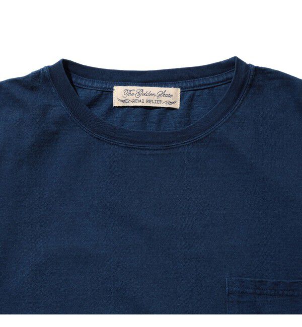 BEAMS PLUS「【別注】REMI RELIEF / Pocket T-shirt Indigo」|Tシャツ・カットソー|