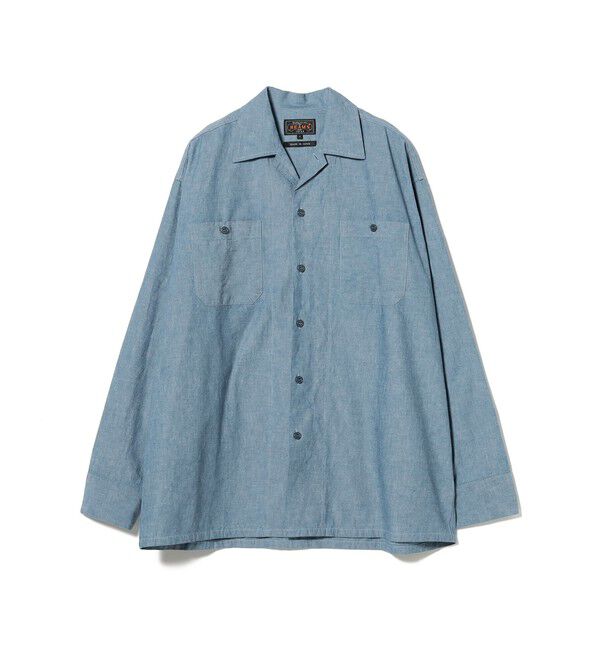 BEAMS PLUS「MIL Open Collar Chambray」|シャツ・ブラウス|