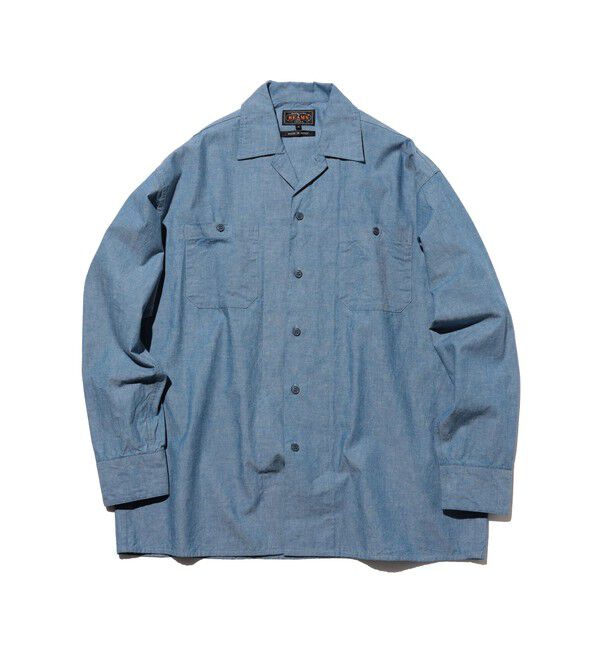BEAMS PLUS「MIL Open Collar Chambray」|シャツ・ブラウス|