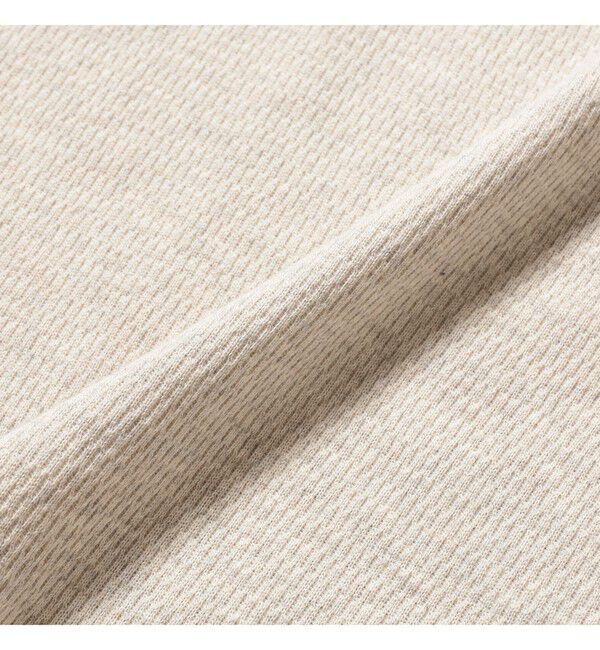 BEAMS PLUS「【別注】Healthknit / Honeycomb Thermal Henry Neck T-shirt」|Tシャツ・カットソー|