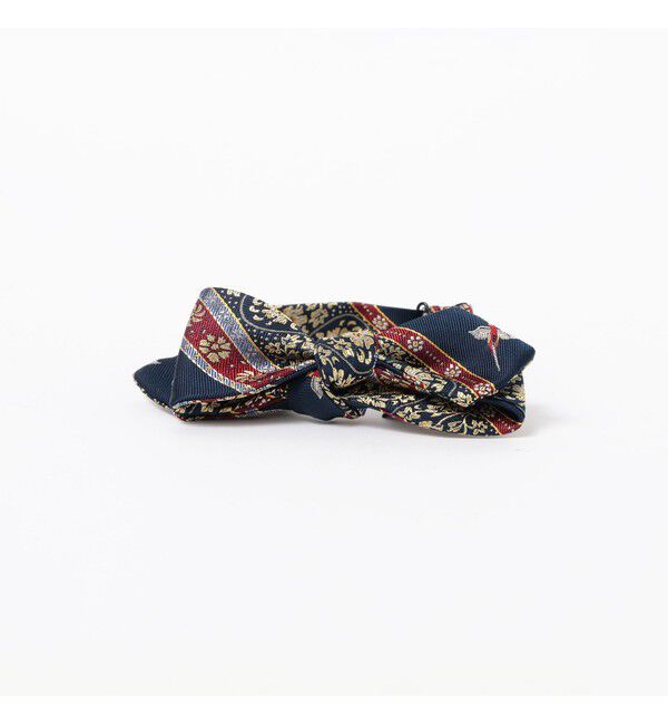 BEAMS PLUS「Silk Bow Tie Calico Stripe」|ネクタイ・蝶ネクタイ|