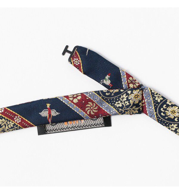 BEAMS PLUS「Silk Bow Tie Calico Stripe」|ネクタイ・蝶ネクタイ|