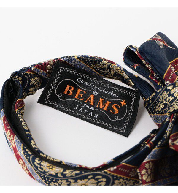 BEAMS PLUS「Silk Bow Tie Calico Stripe」|ネクタイ・蝶ネクタイ|