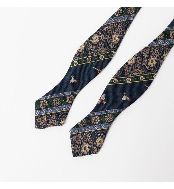 BEAMS PLUS「Silk Bow Tie Calico Stripe」|ネクタイ・蝶ネクタイ|