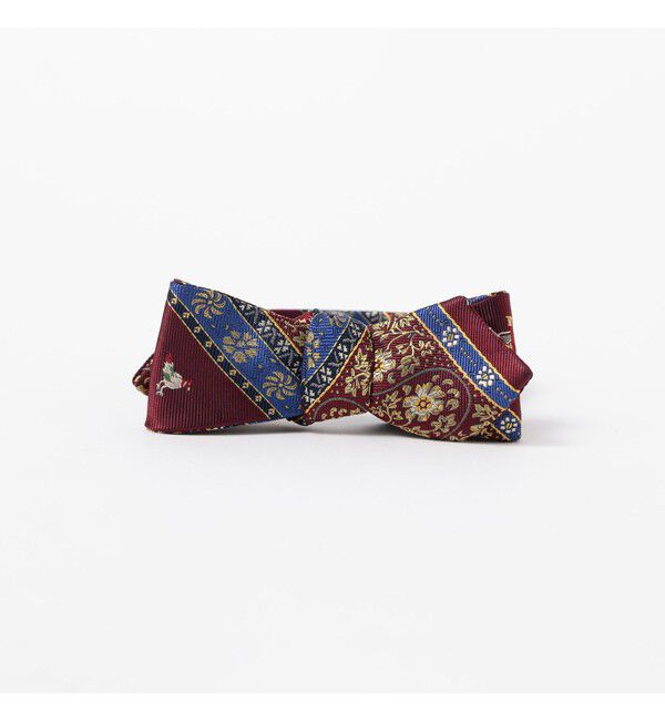 BEAMS PLUS「Silk Bow Tie Calico Stripe」|ネクタイ・蝶ネクタイ|