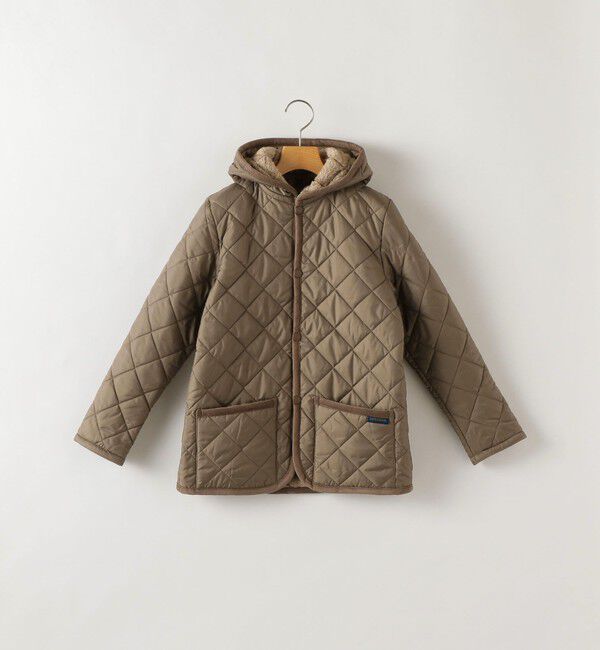 SHIPS KIDS「LAVENHAM:フェイクファー フード ジャケット(90～140cm)」|その他|キャメル