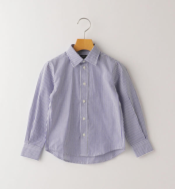 SHIPS KIDS「SHIPS KIDS:ストライプ レギュラーカラー シャツ(100～130cm)」|シャツ・ブラウス|