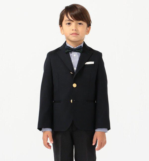 SHIPS KIDS「SHIPS KIDS:ストライプ レギュラーカラー シャツ(100～130cm)」|シャツ・ブラウス|