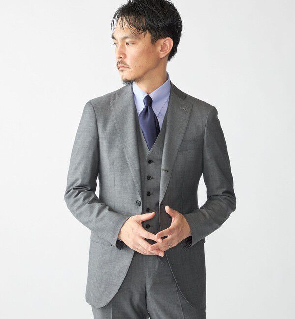 SHIPS「SHIPS: LORO PIANA FABRIC オーストラリス シャークスキン ベスト」|ベスト・ジレ|