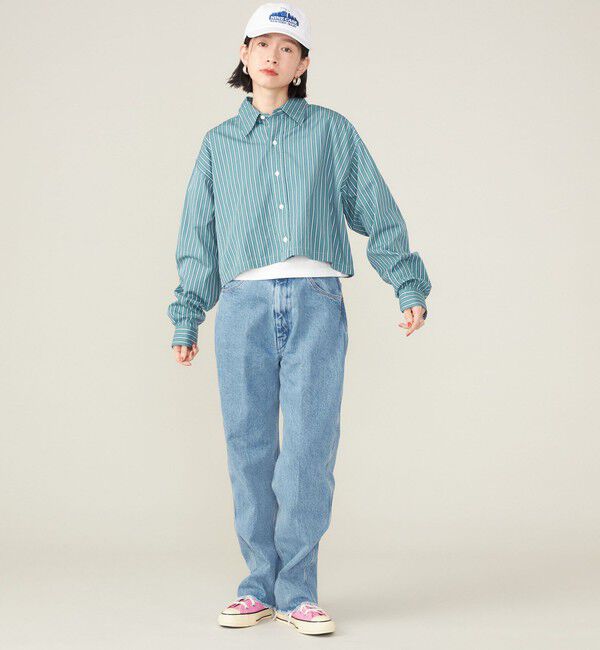 SHIPS for women「SHIPS NINE CASE:〈手洗い可能〉カットオフ デニム◇」|デニム|