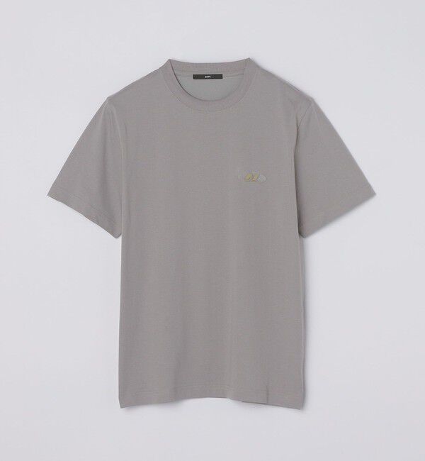 SHIPS「SHIPS:〈遮熱/UVカット/吸水速乾/接触冷感〉SHELTECH(R) コンパクト Tシャツ」|Tシャツ・カットソー|チャコールグレー