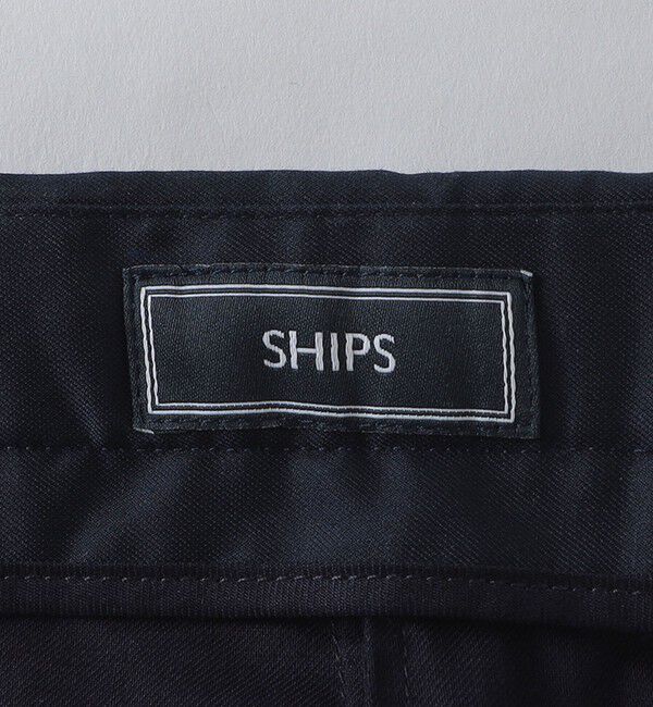 SHIPS「SHIPS: 〈手洗い可能〉コットン ツイル スラックス」|スラックス|