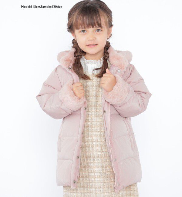SHIPS KIDS「SHIPS KIDS:100～130cm / レース ピンタック 長袖 ブラウス」|シャツ・ブラウス|