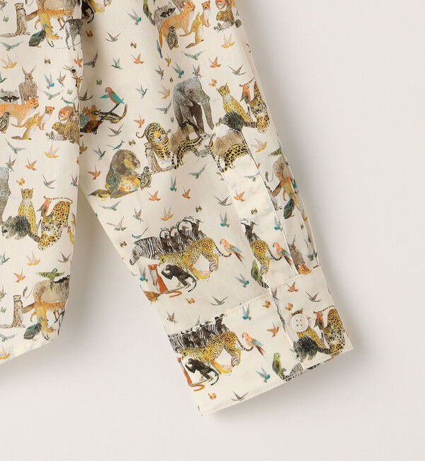 SHIPS KIDS「SHIPS KIDS:140～150cm / リバティ プリント 長袖 シャツ」|シャツ・ブラウス|