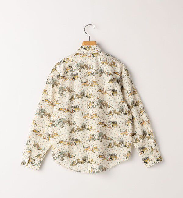 SHIPS KIDS「SHIPS KIDS:140～150cm / リバティ プリント 長袖 シャツ」|シャツ・ブラウス|