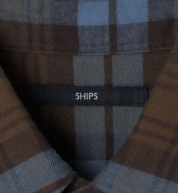 SHIPS「SHIPS: コットンビエラ チェック レギュラーカラー シャツ」|シャツ・ブラウス|