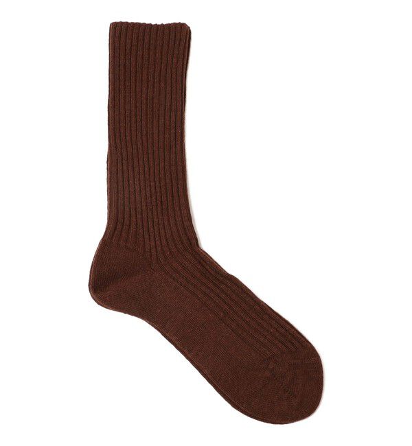 SHIPS for women「FALKE:NEW COSY WOOL BOOT SOCKS」|ソックス|ブラウン