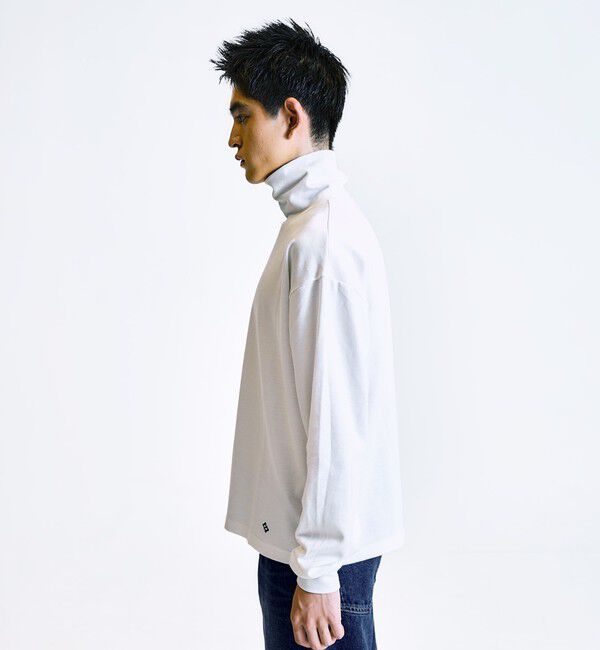 SHIPS「City Ambient Products: フライス タートルネック ロングスリーブ Tシャツ」|Tシャツ・カットソー|