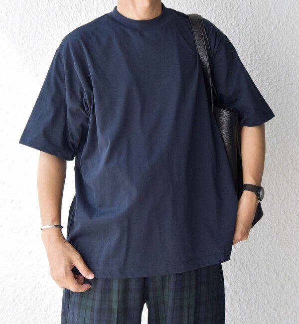 SHIPS any「SHIPS any: JAPAN MADE ハイゲージ コットン リラックス リブネック Tシャツ◇」|Tシャツ・カットソー|
